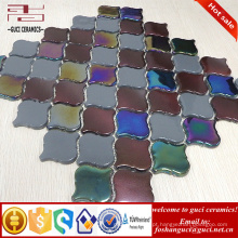 fornecedor chinês lanterna de corpo inteiro projeto backsplash de mosaico de telha de vidro de cristal